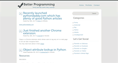 Desktop Screenshot of betterprogramming.com